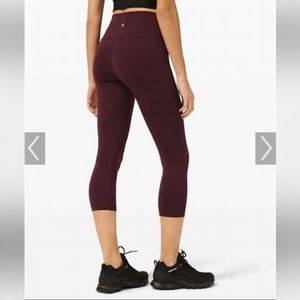 LULULEMON SET OF 2 WUNDER HIGH WAIST TRAINING PANT 21” -BUNDLE OF TWO SIZE 6